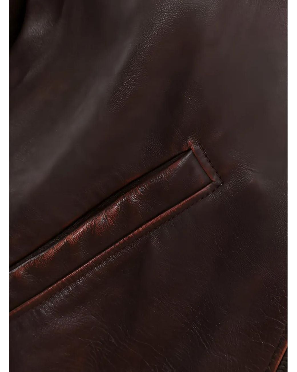Prada Brown Printed Leather Jacket