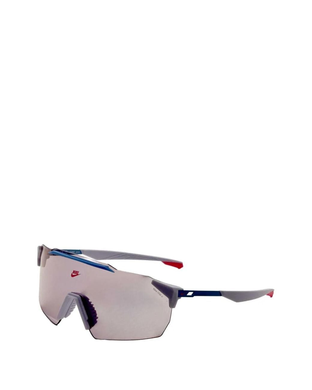 Nike Gray Limitless Geometric-Frame Sunglasses for men