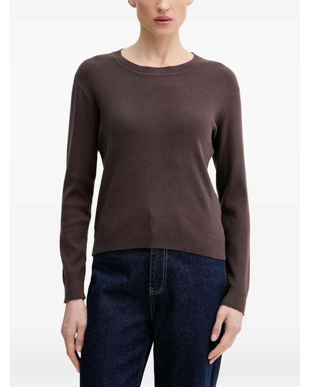 Benetton Geribbelde Sweater in het Blue