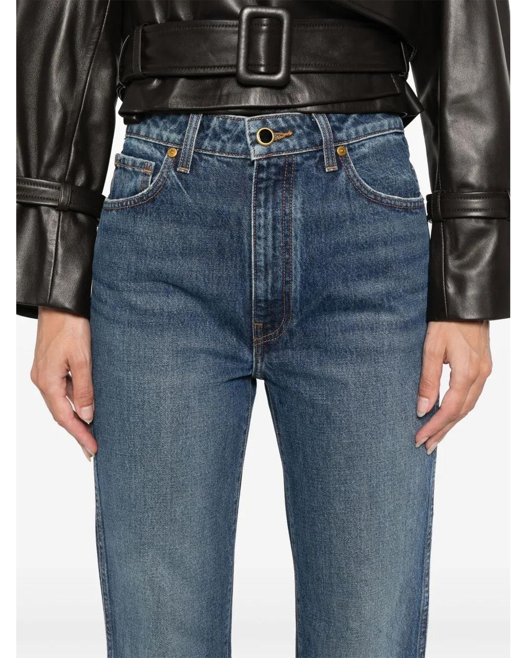 Khaite Blue Abigail Jeans