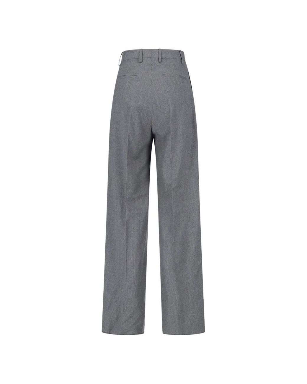 Tagliatore Gray Double-Breasted Buttoned Suit