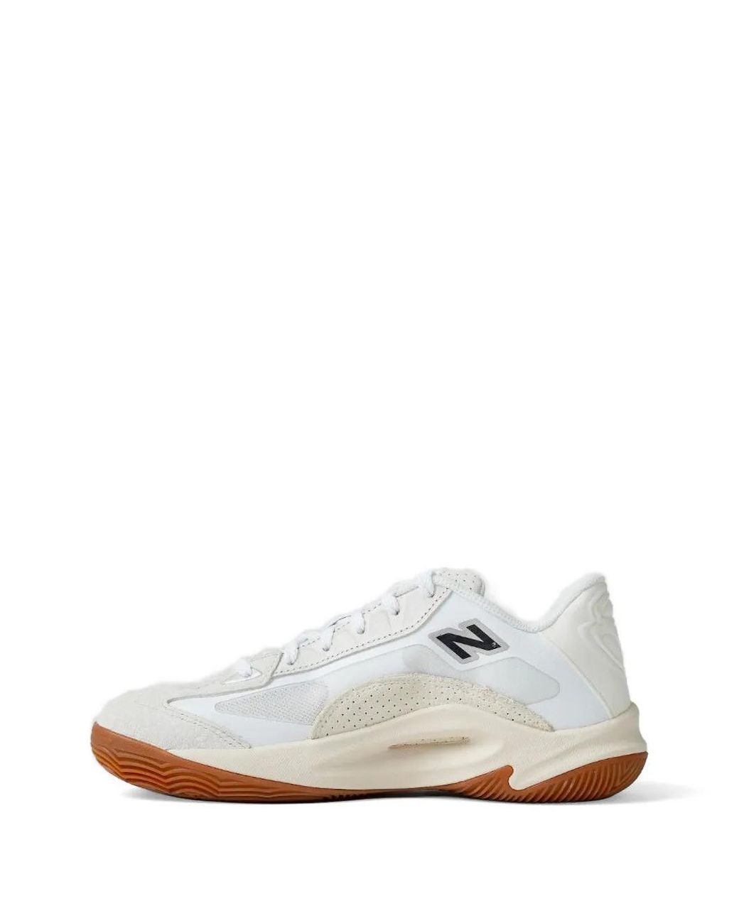 New Balance White P350 Mesh-Panel Sneakers