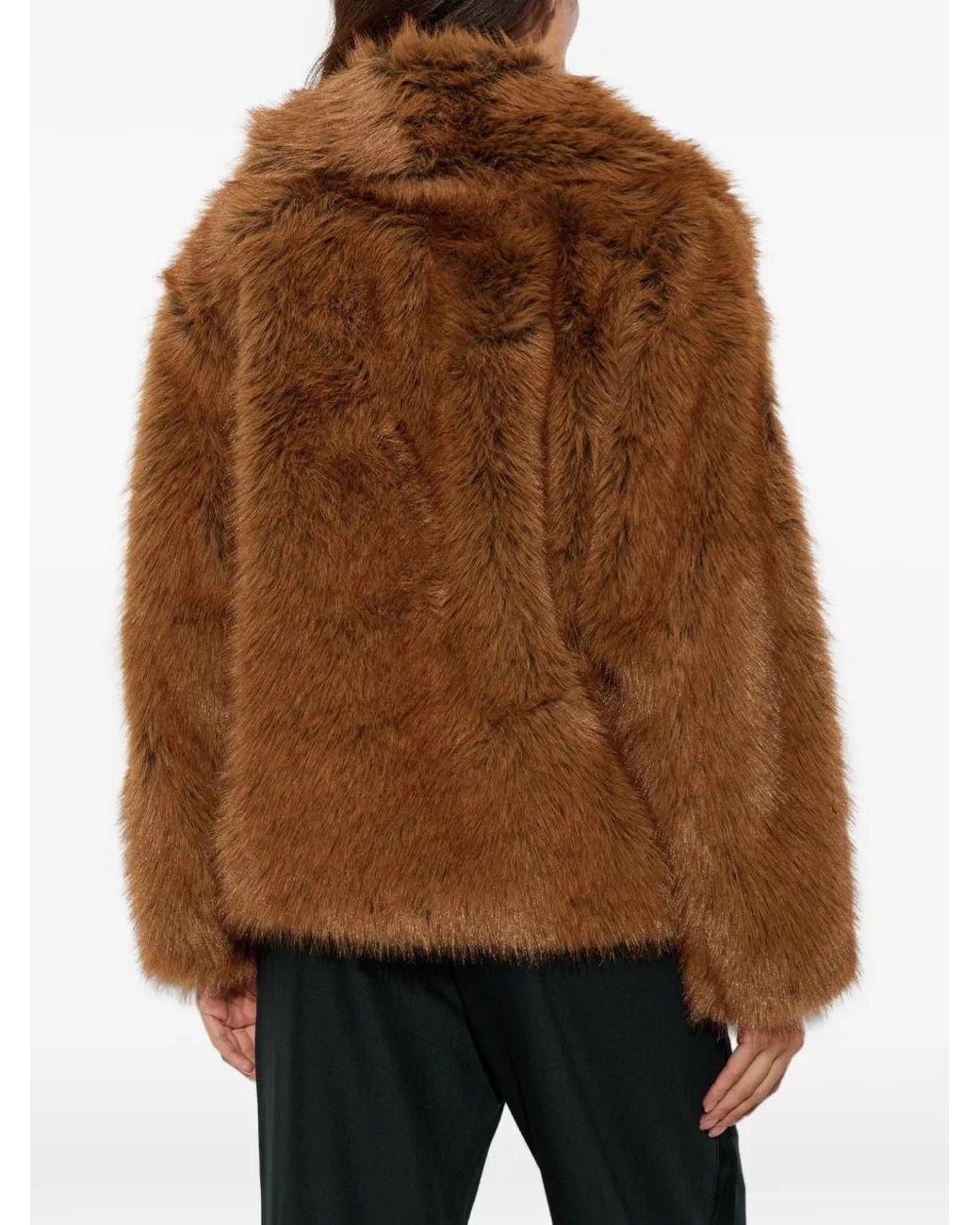 Munthe Brown Vestine Faux-Fur Jacket