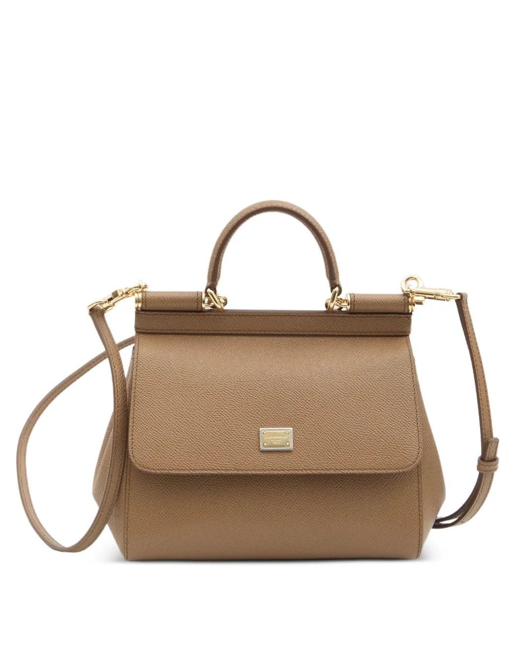 Dolce & Gabbana Metallic Small Sicily Handbag