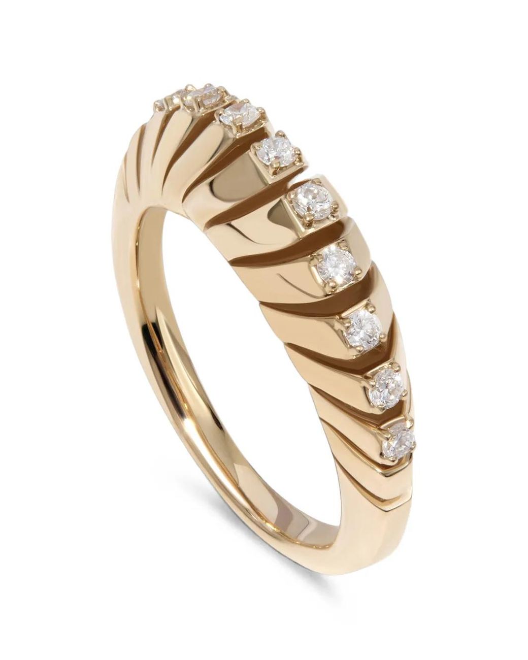 MAISON MARCELLE Metallic Equation Diamond Ring