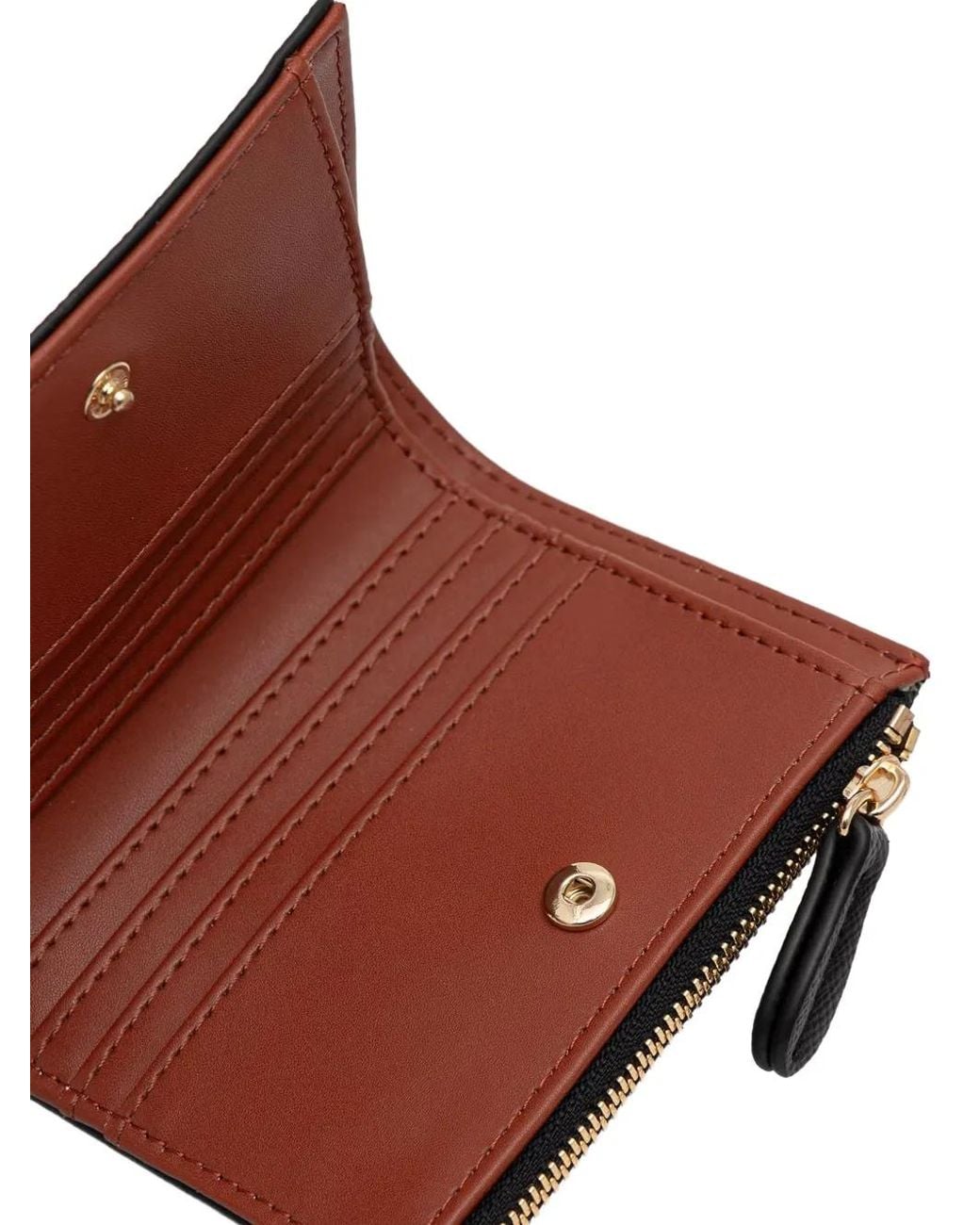 Twinset Black Small Wallet With Lettering Logo