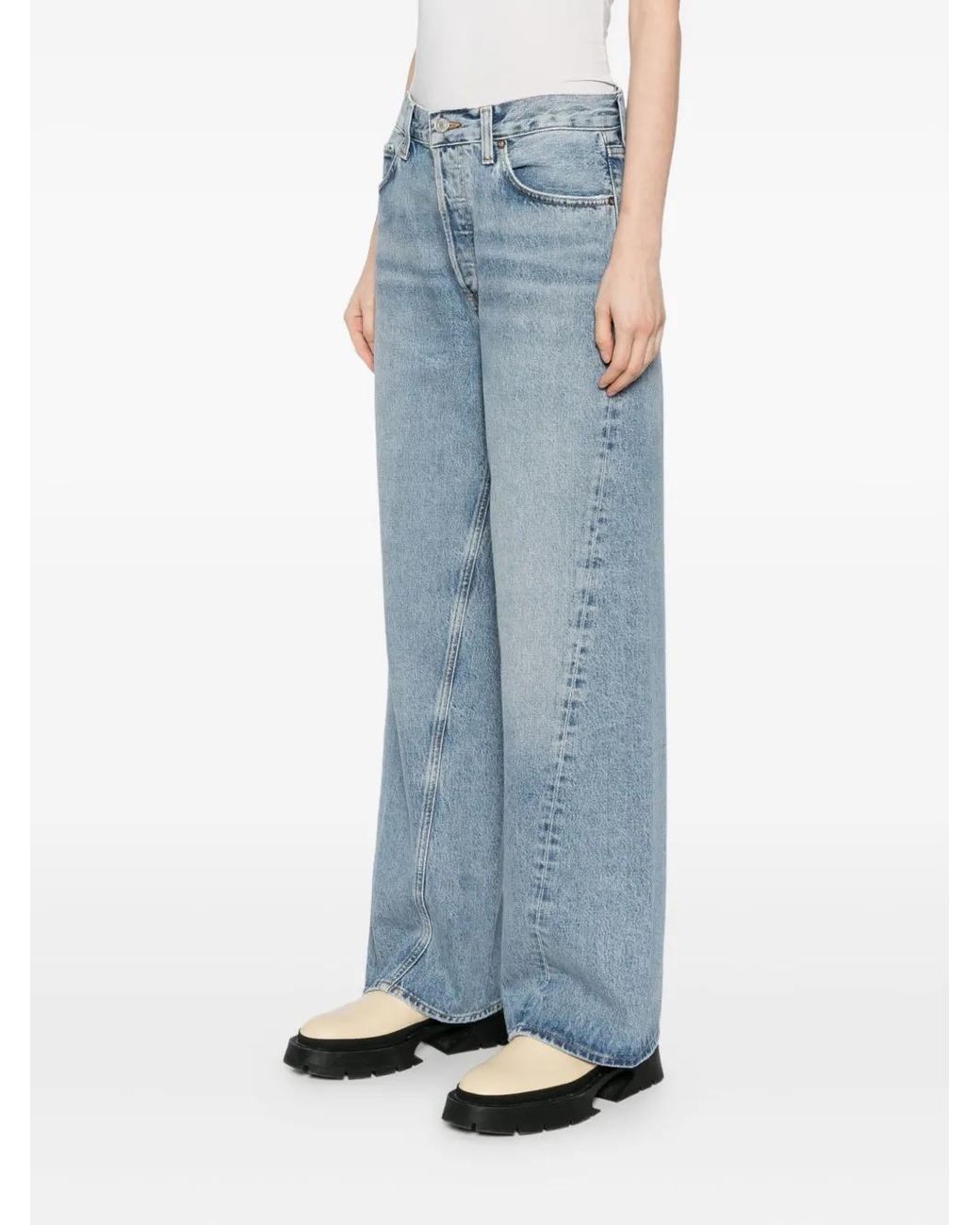Agolde Blue Twist Jeans