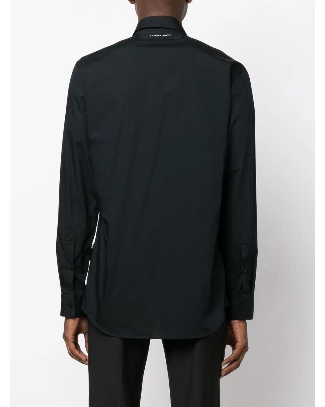 Philipp Plein Black Sartorial Stud-Embellished Shirt for men
