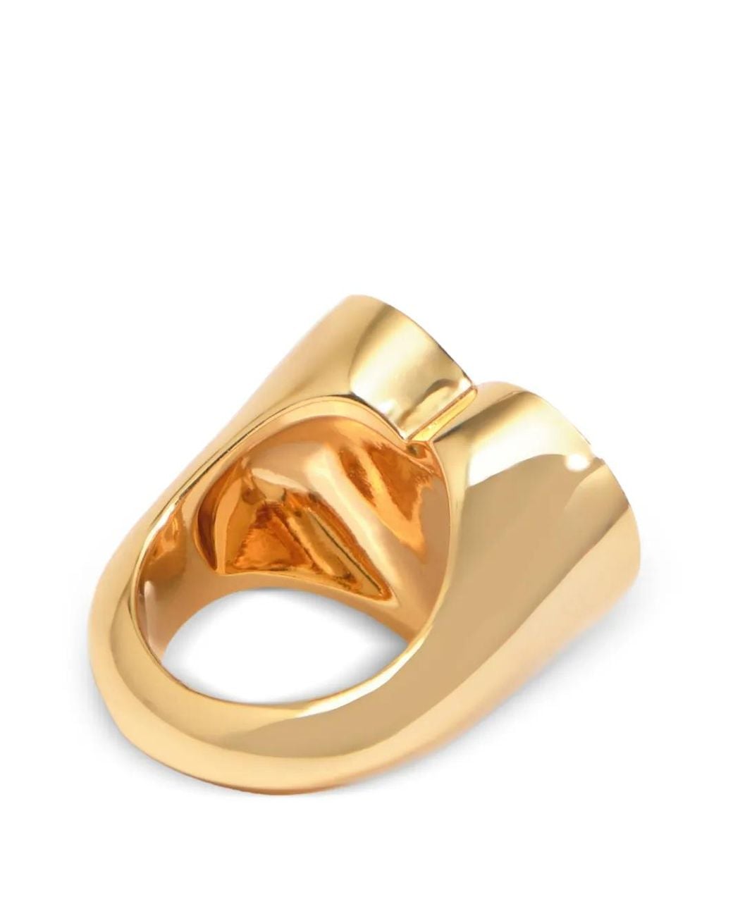 Bimba Y Lola Natural Multicolored-Logo-Tone Heart Ring