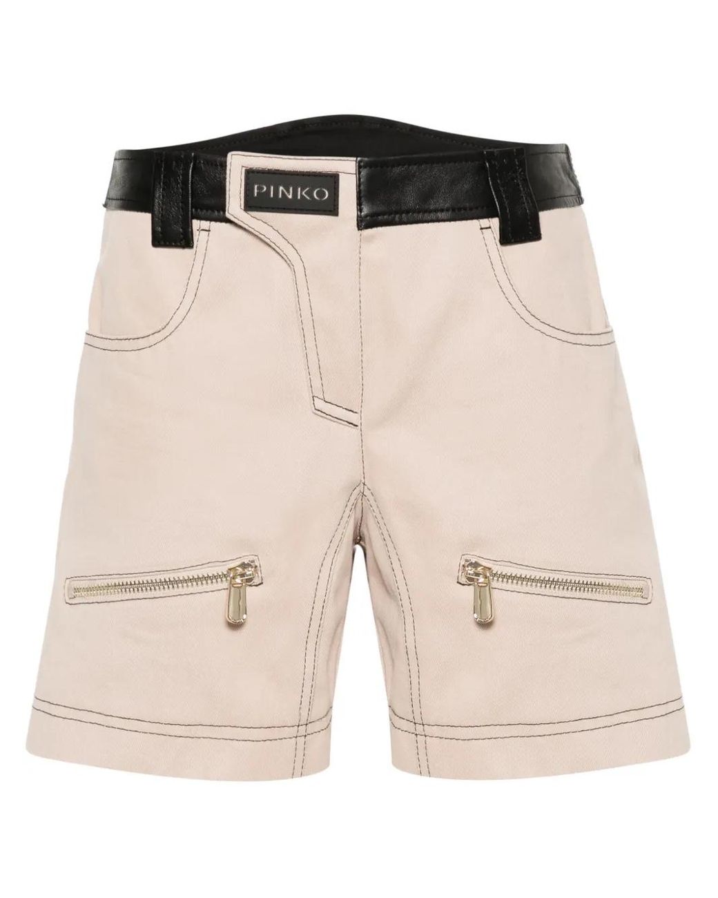 ショートパンツ PINKO Women Shorts  Burmudas 104619A2CV C36 Beige PINKO | Beige Women's Shorts & Bermuda | YOOX
