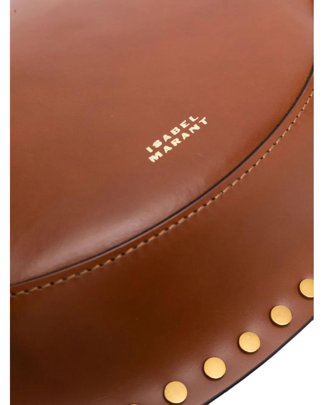 Borsa Tote Con Borchie di Isabel Marant in Brown