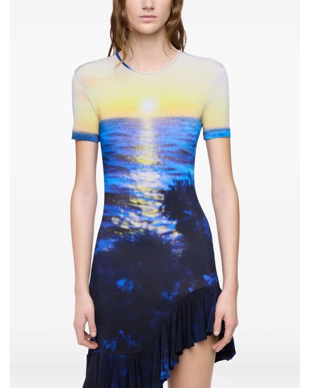 Rabanne Blue Mini Dress