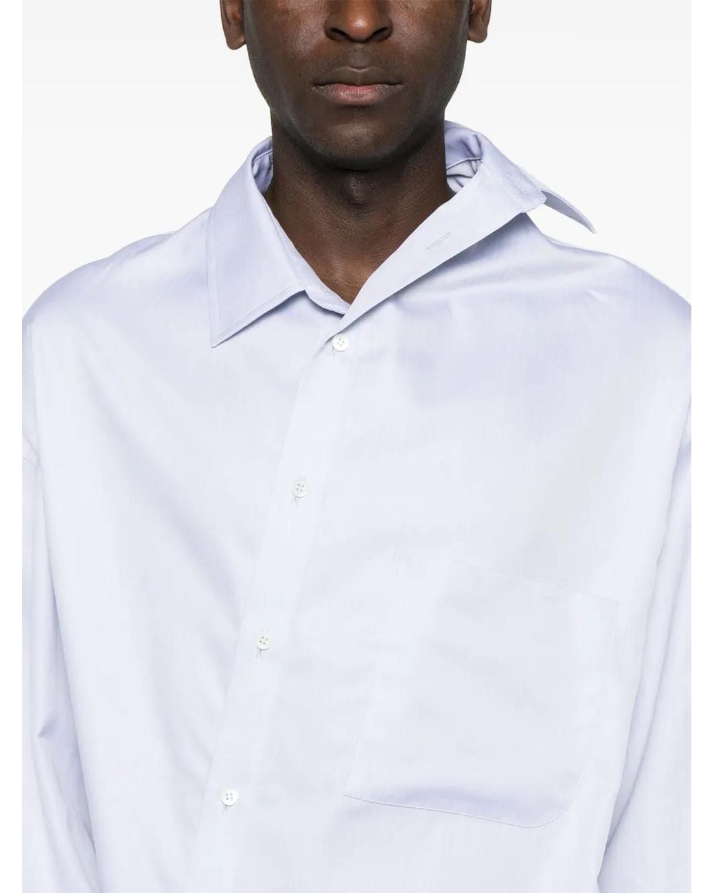 Jacquemus White La Chemise Cuadro Shirt for men