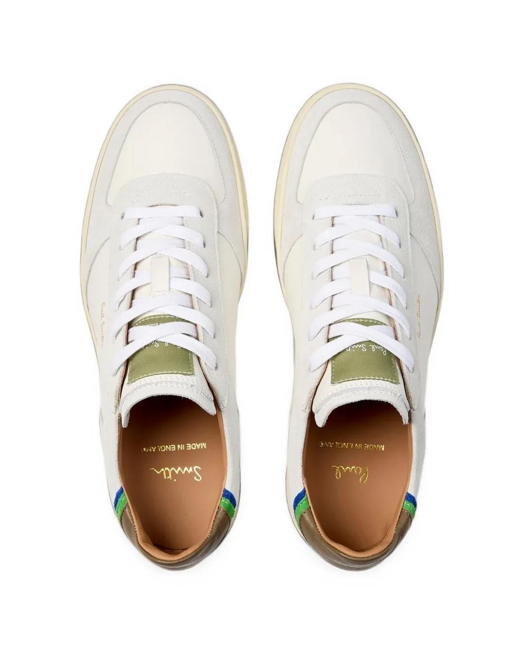 Paul Smith White 'Destry' Trainers for men