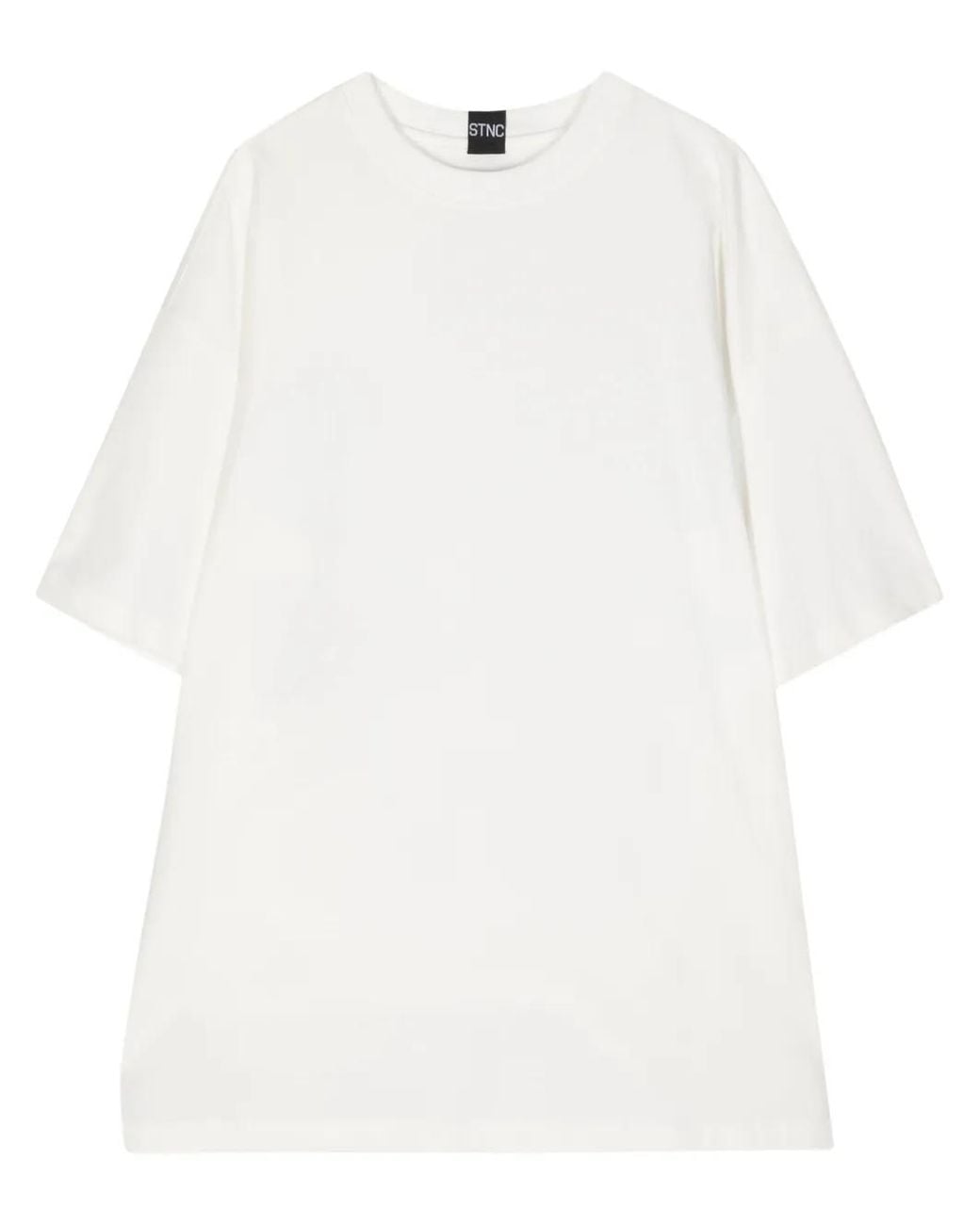 Stance White Rear Graphic-Print Cotton T-Shirt for men