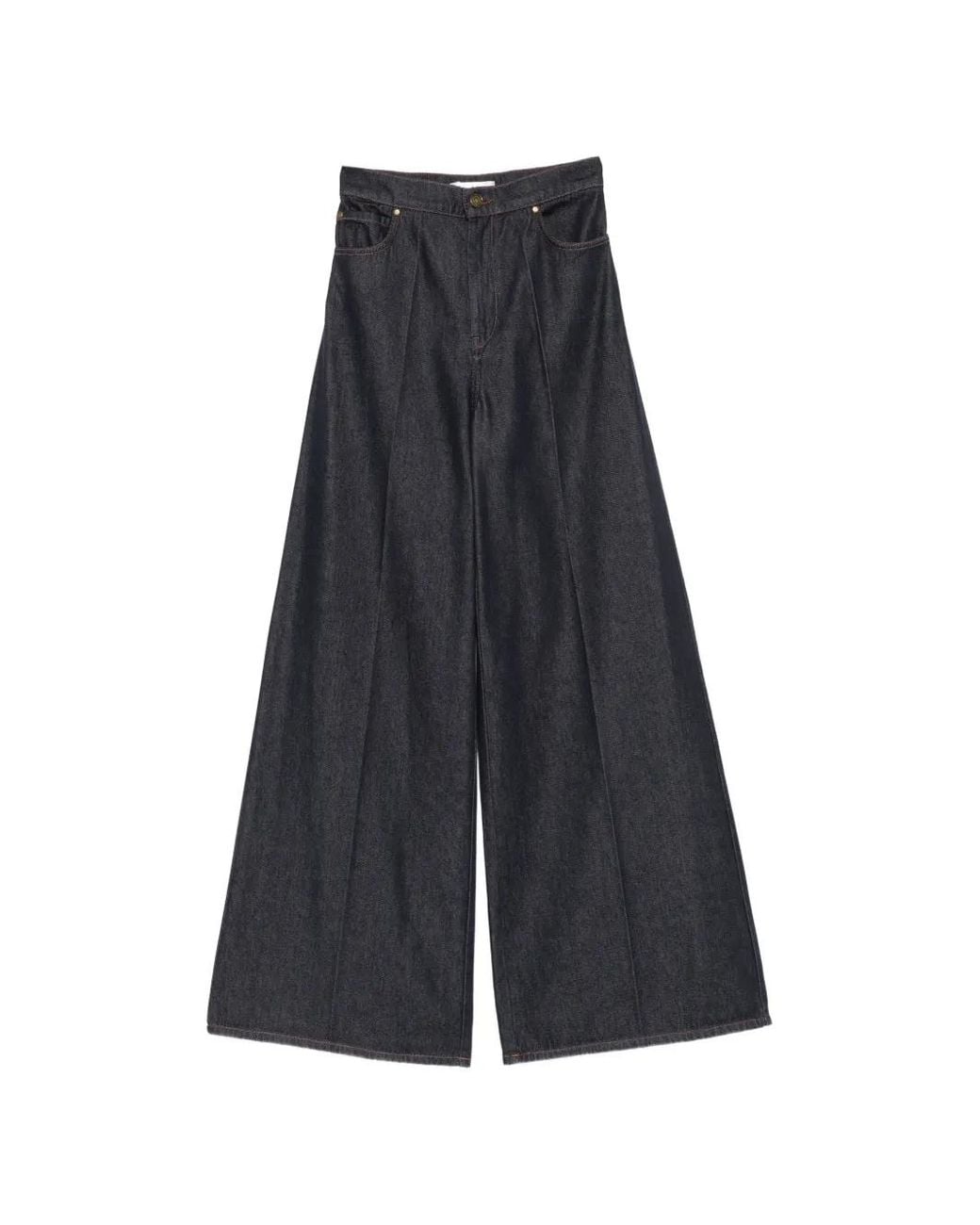 Max Mara Blue Wide-Leg Jeans