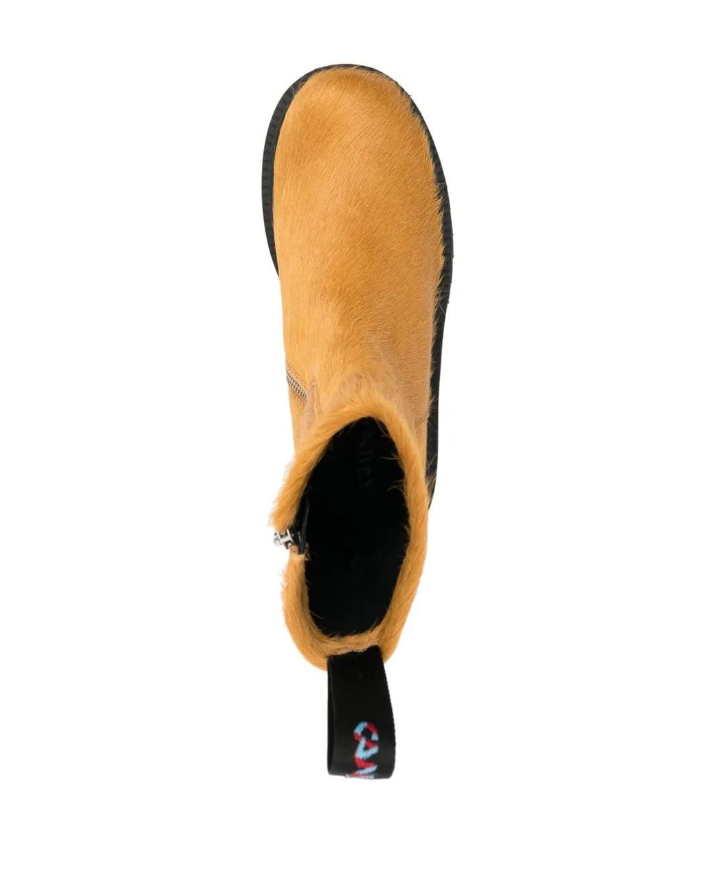 CAMPERLAB Brown Eki Calf-Hair Ankle Boots