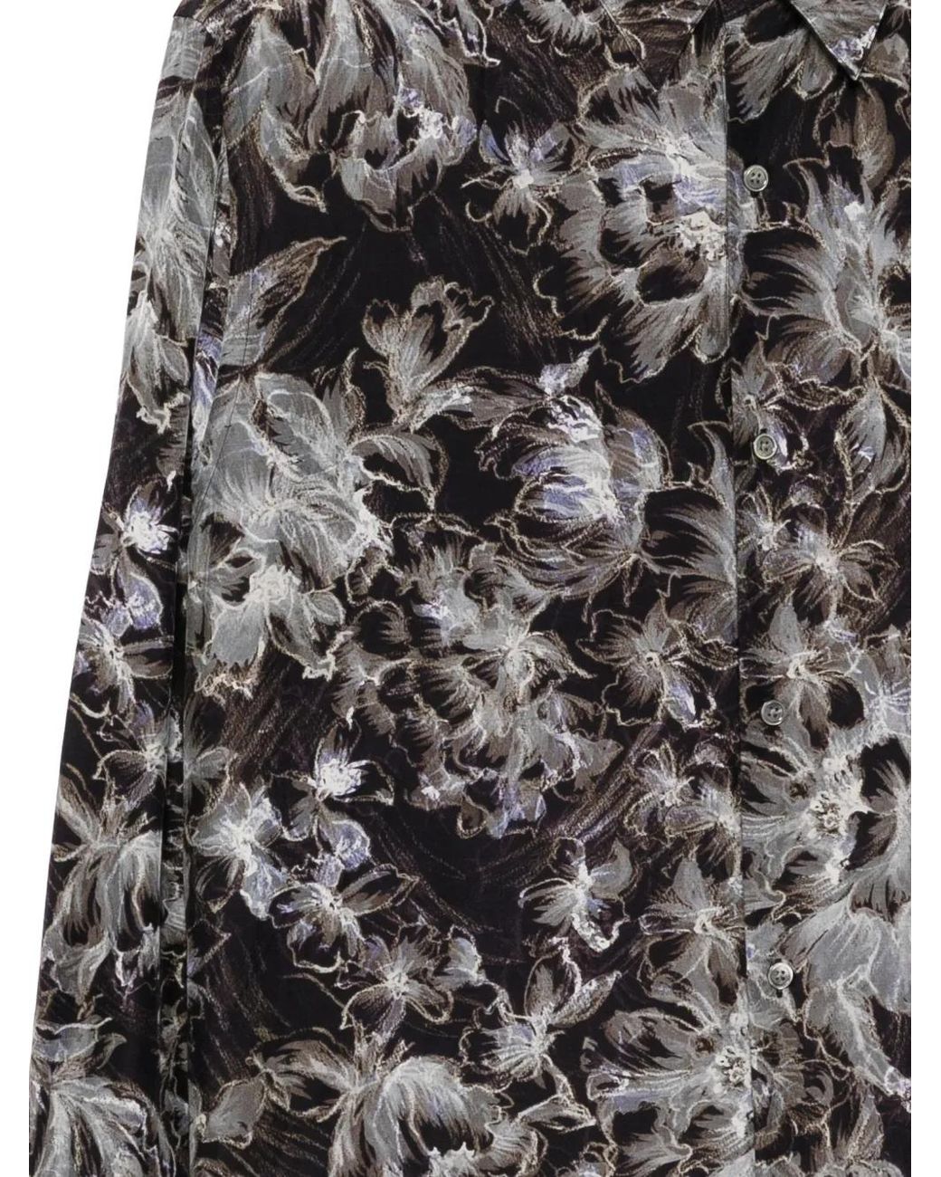 CALMLENCE Gray Printed Shirt for men