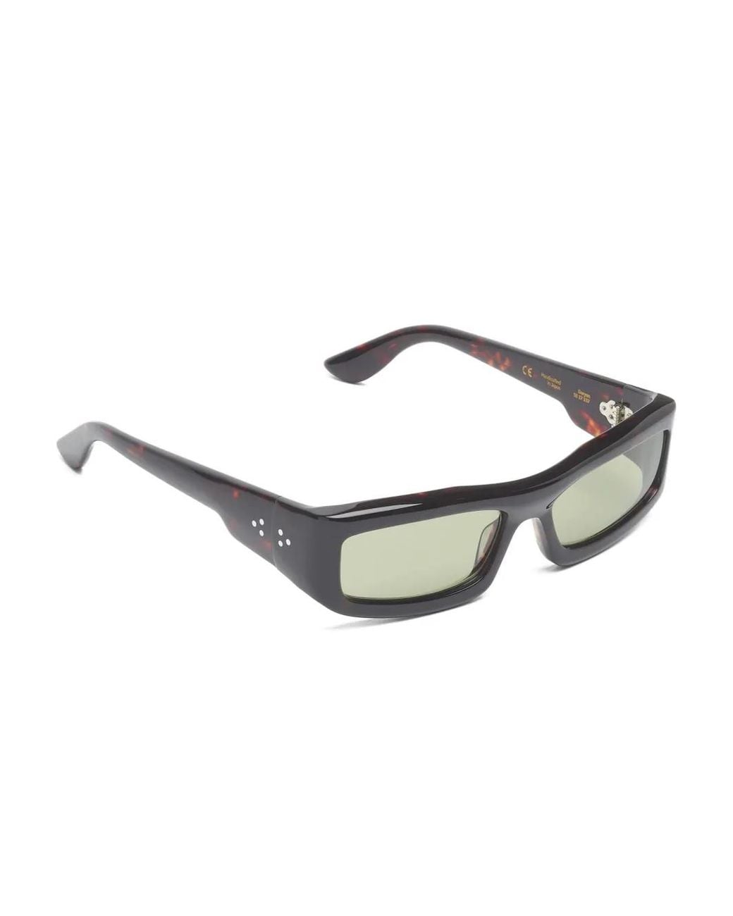 Port Tanger Gray Daryan Rectangle-Frame Sunglasses