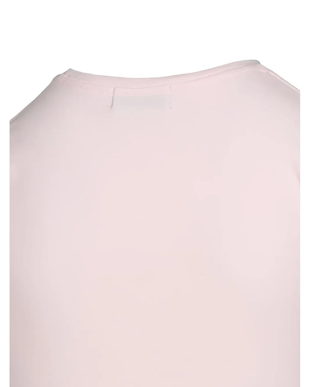VIVAMUS Pink Graphic-Print Cropped T-Shirt