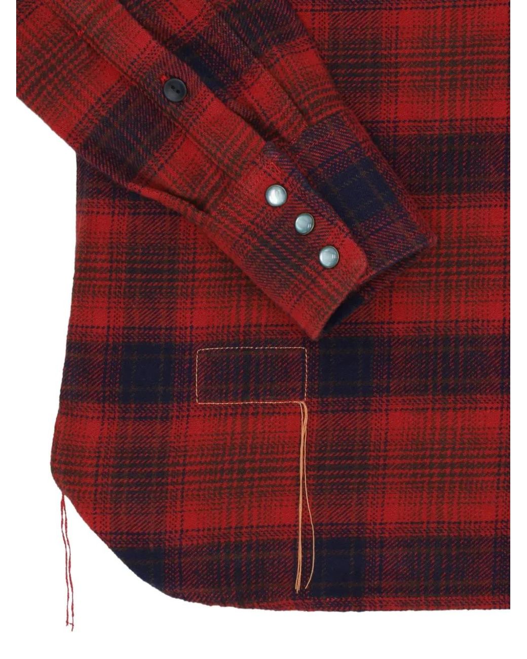Fortela Red Ntex Western Cotton Shirt