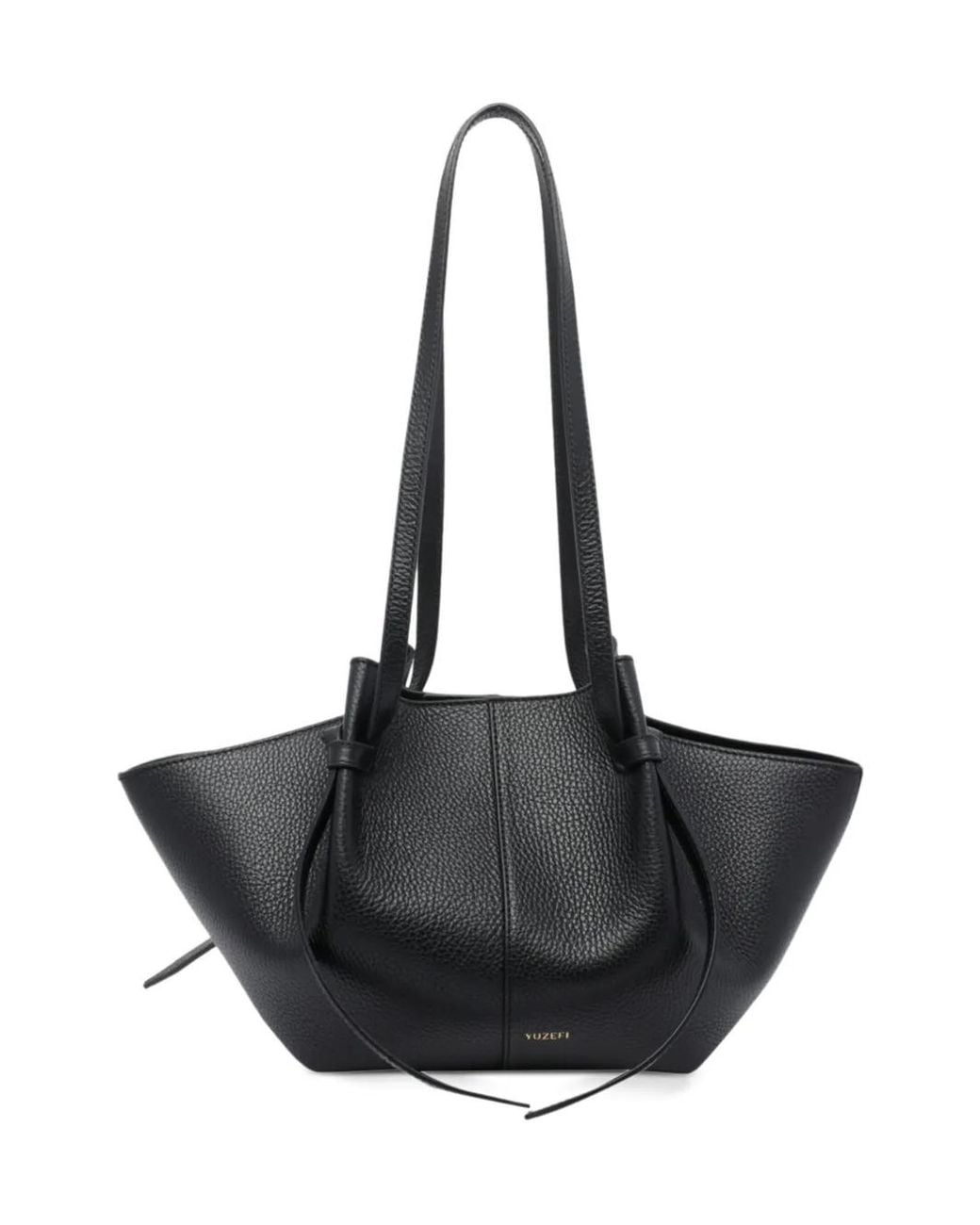 Yuzefi Black Grand Sac Porté Épaule Mochi À Logo