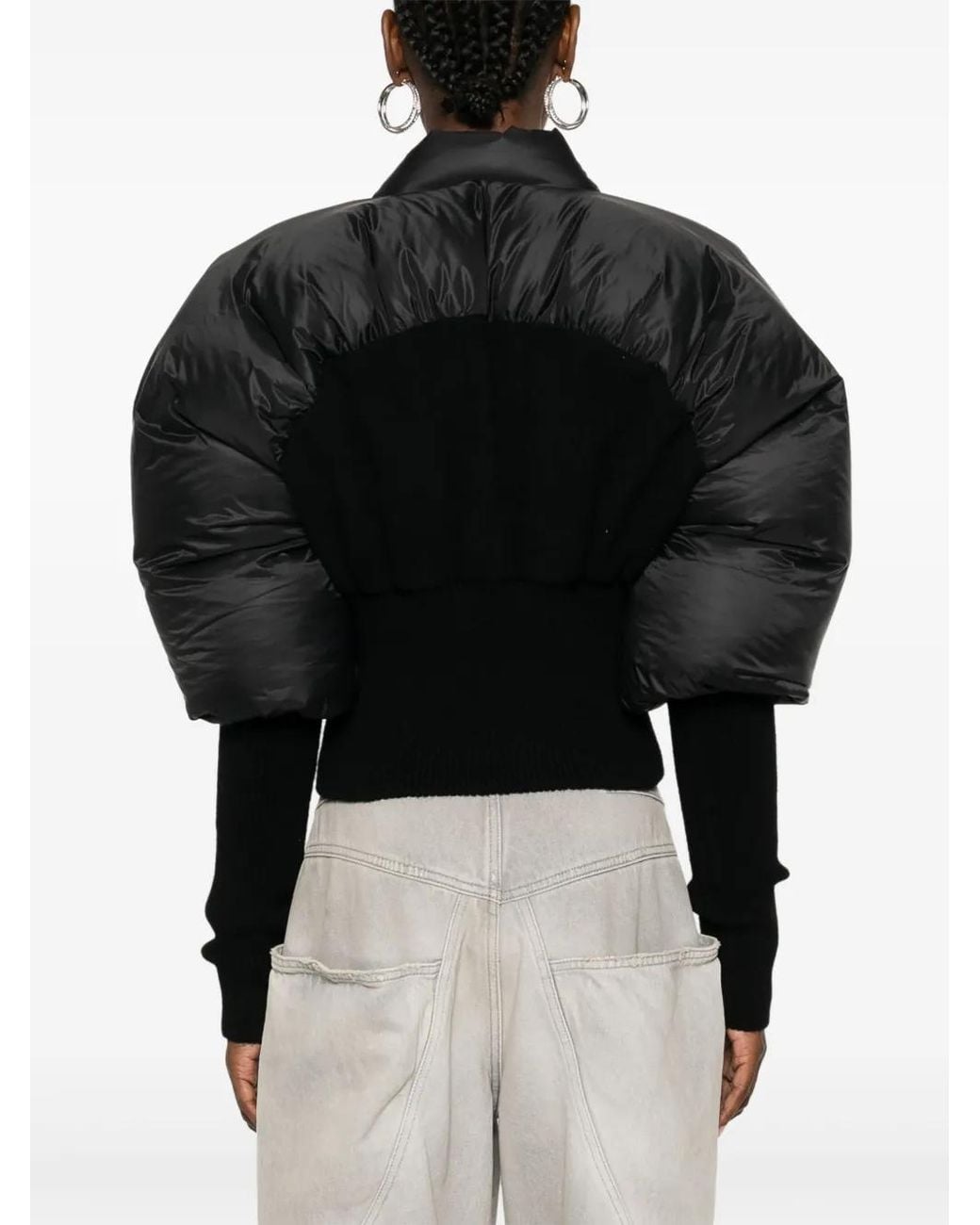 Rick Owens Black Duvetina Jacket