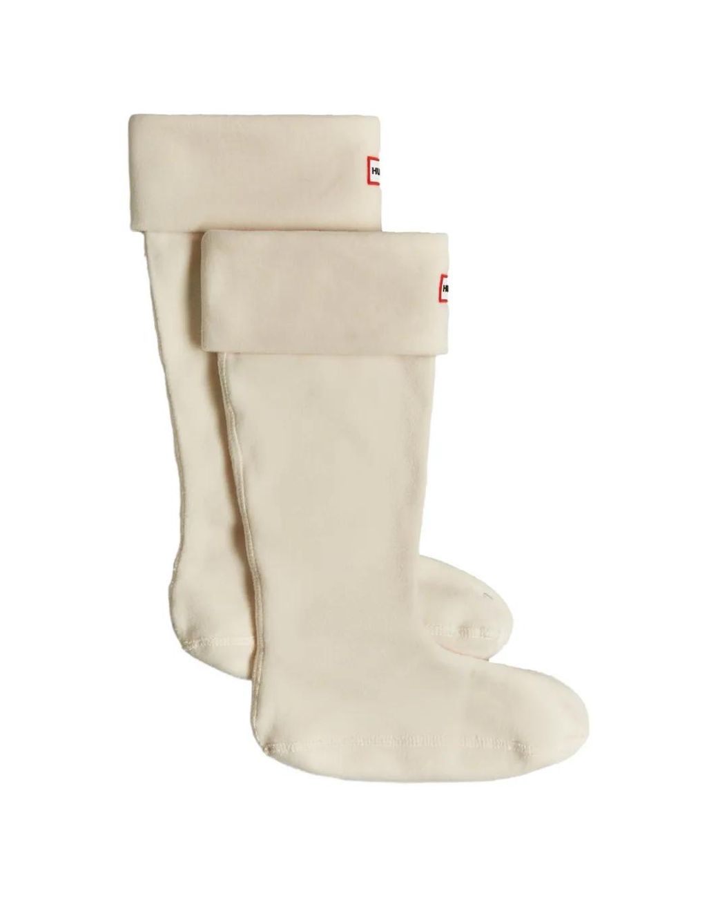 Hunter White Chaussettes Montantes