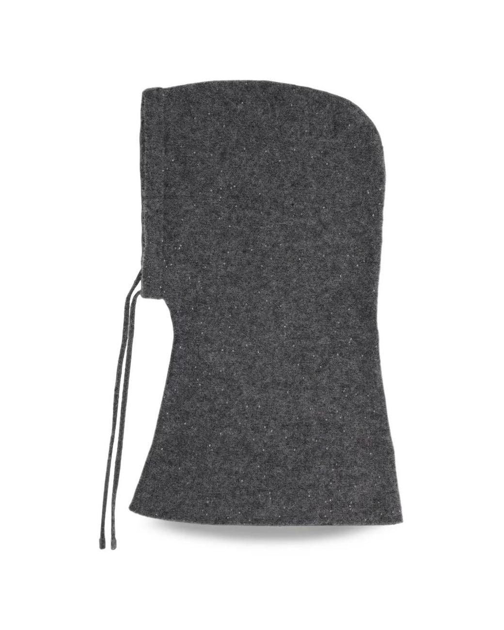 Fabiana Filippi Gray Sequin-Embellished Balaclava