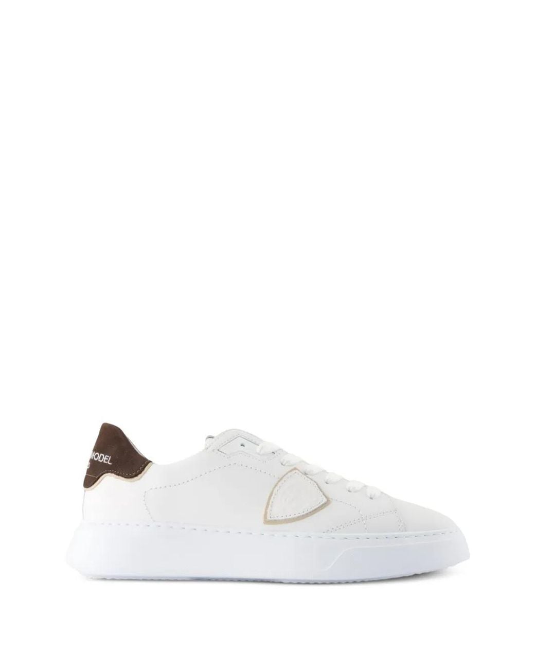 Philippe Model White Temple Low Sneakers for men