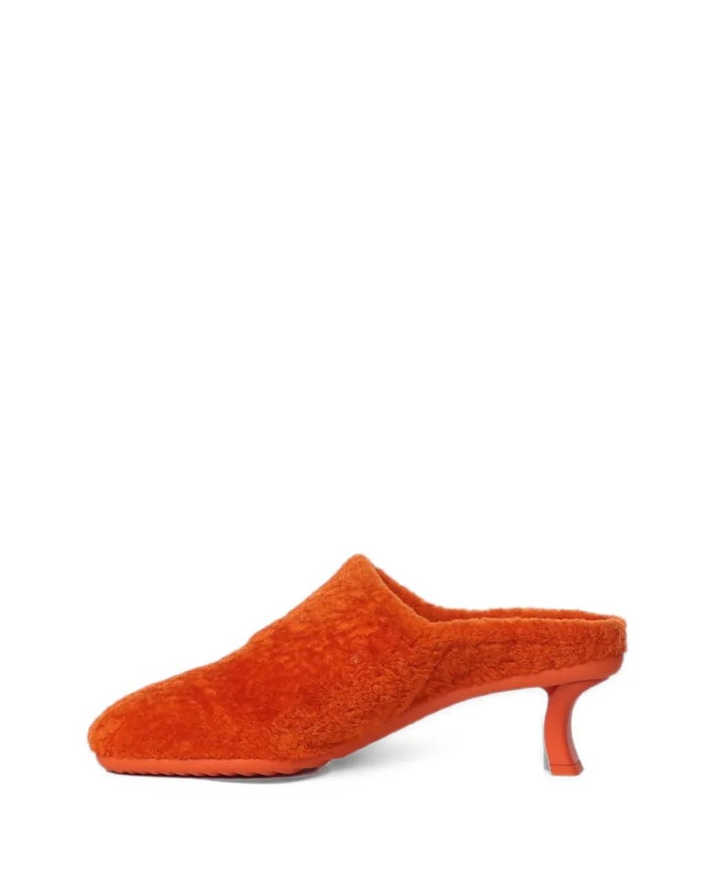 Loewe Orange Dive Mules