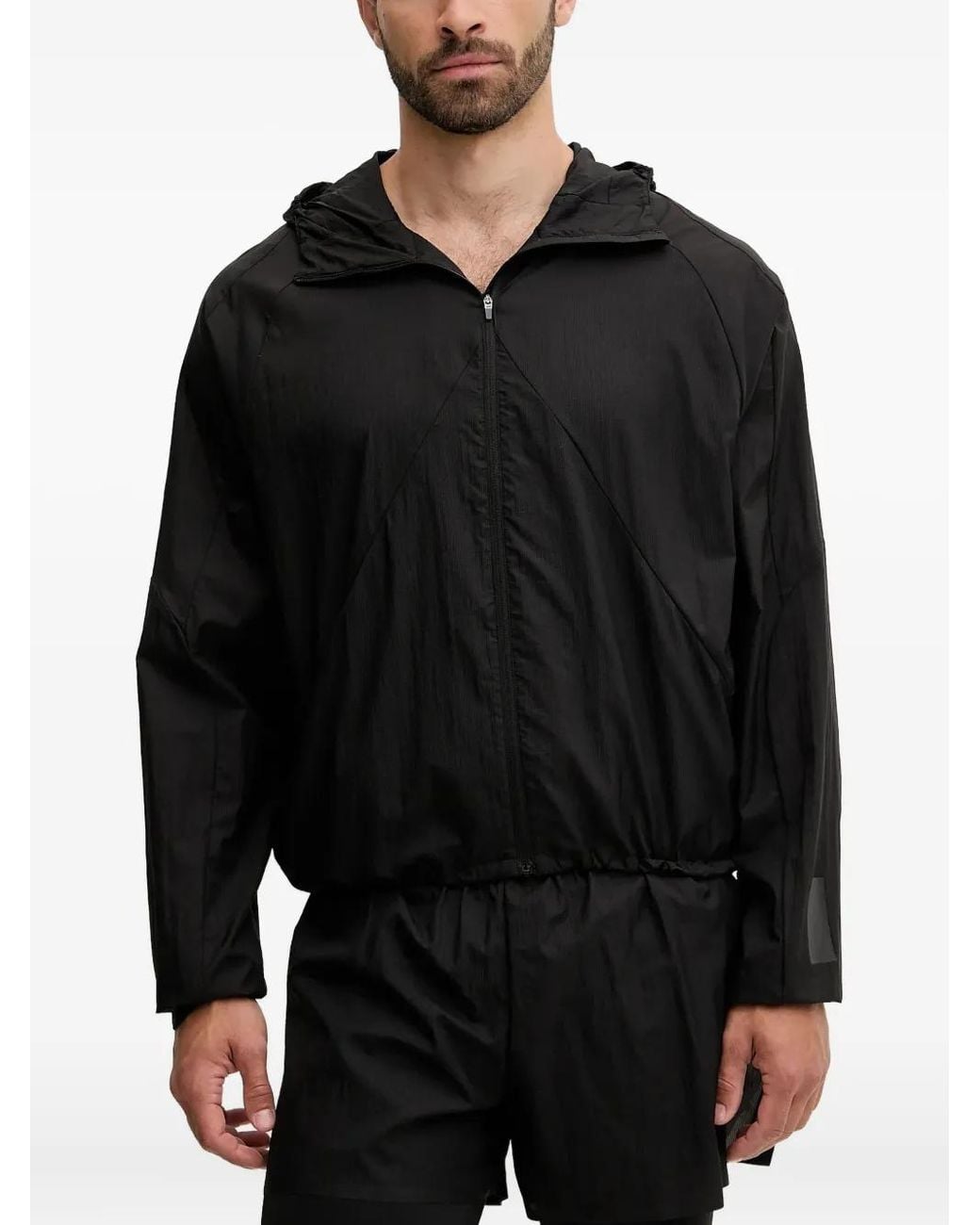 PUMA Black X Heliot Emil Hooded Panelled Jacket for men