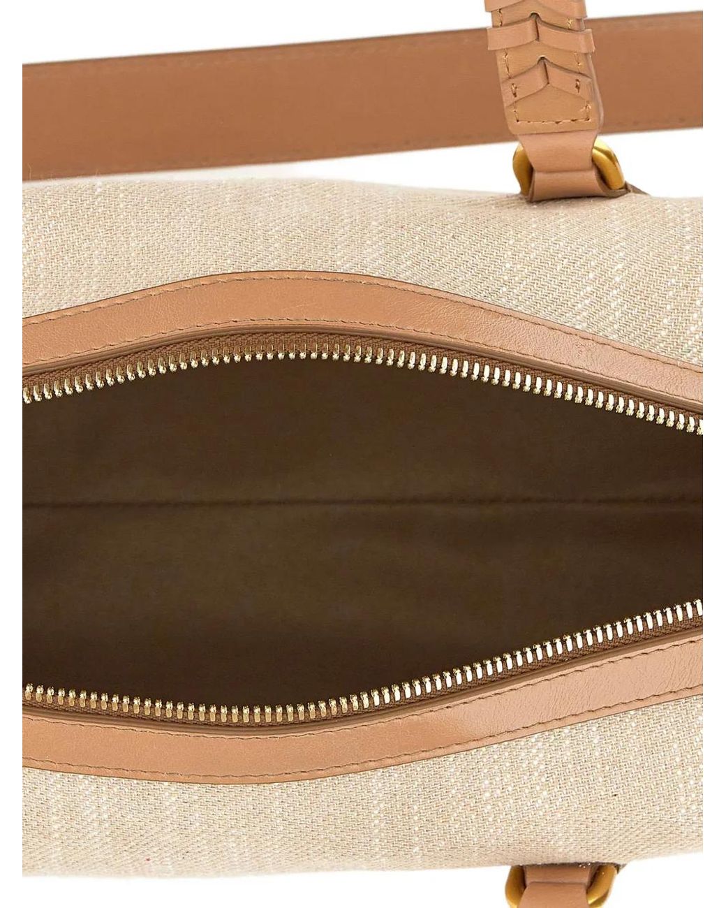 Gianni Chiarini Roza Shopper Met Gevlochten Handgreep in het Natural