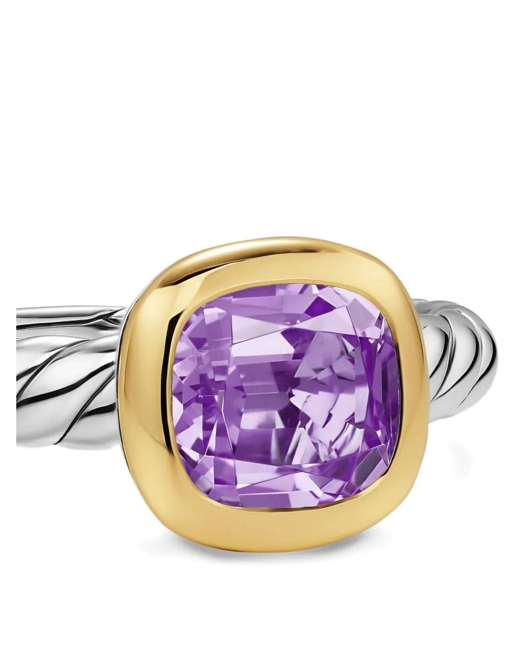 David Yurman Dy Mercer Ring Met Gekleurde Steen in het Pink