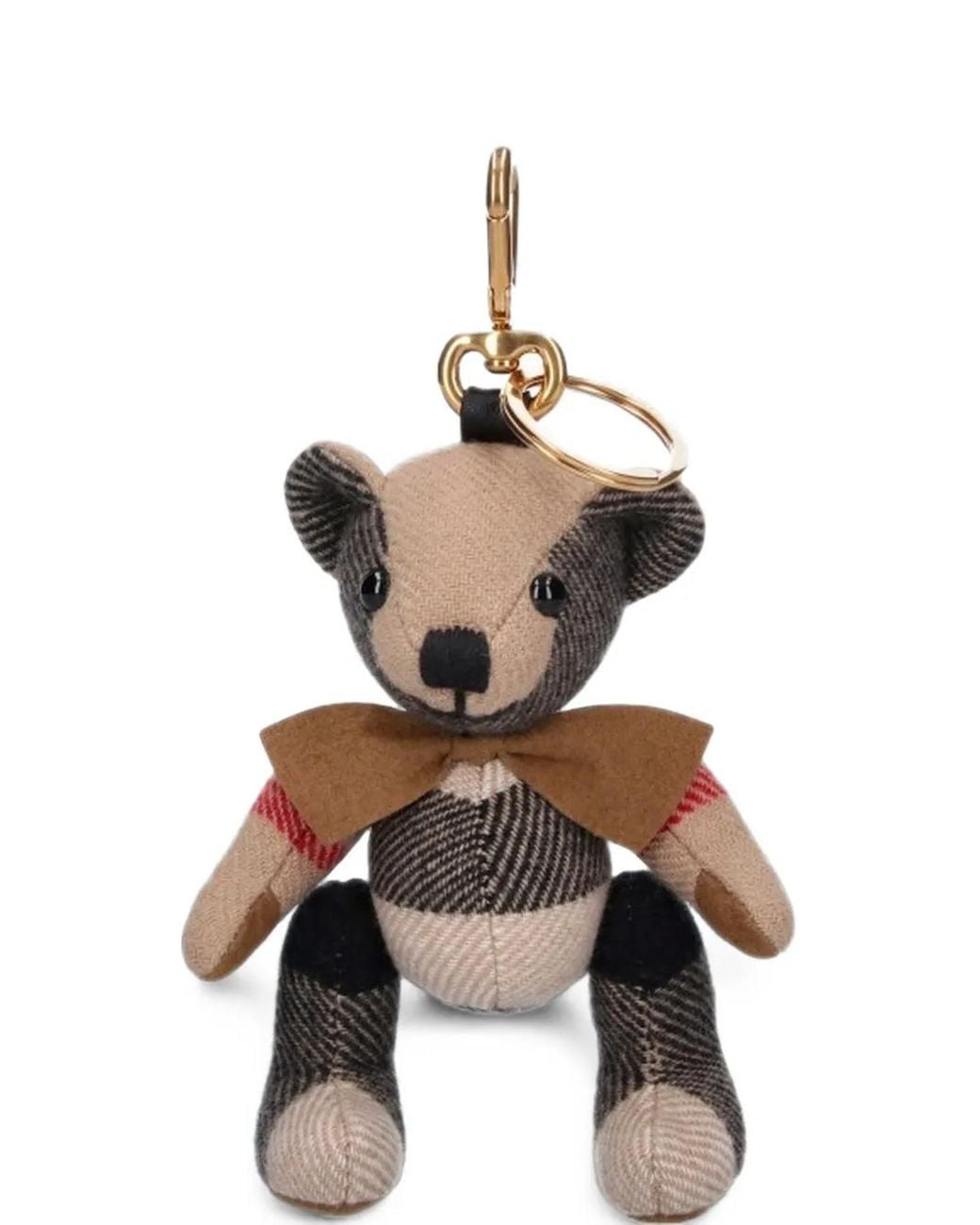 Burberry White Thomas Bear Anhänger