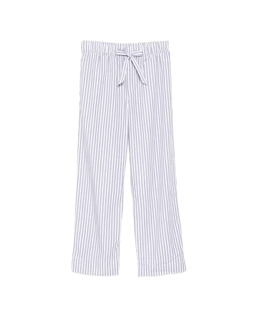 Tekla White Poplin Pants for men