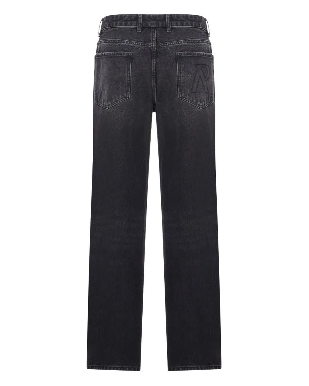 Represent Blue Logo-Embroidered Jeans for men