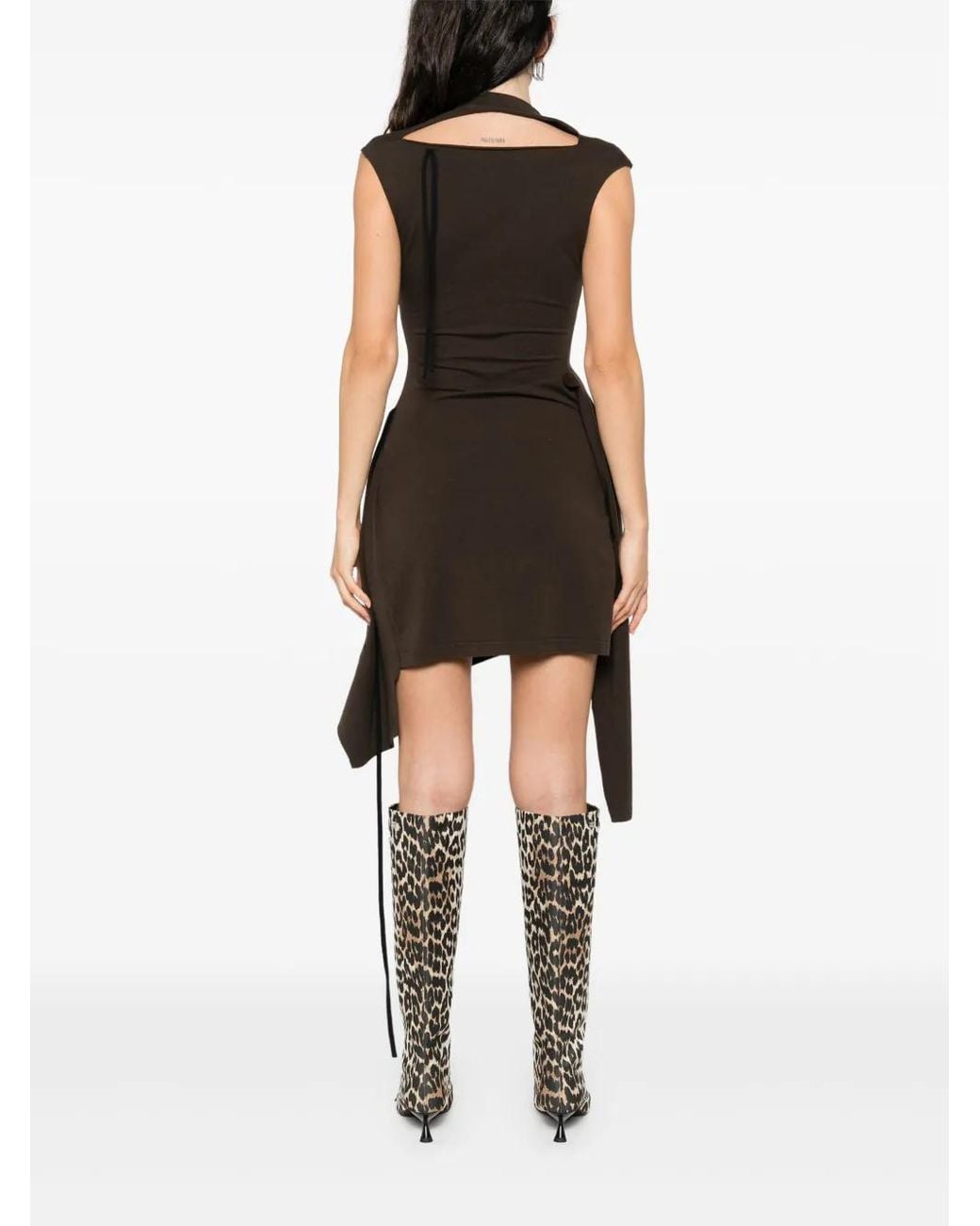 OTTOLINGER Black Cut-Out Dress
