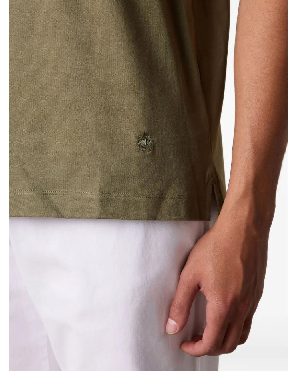 Brooks Brothers Green Cotton T-Shirt for men