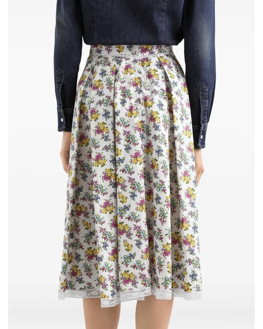Dolce & Gabbana White Skirt
