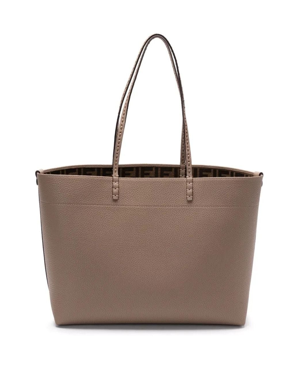 Fendi Brown Medium Roll Tote Handbag