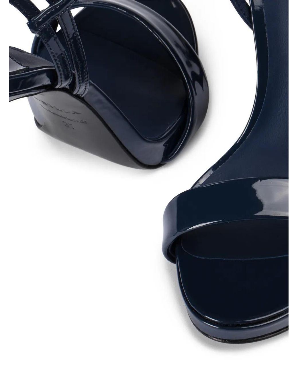 Le Silla Blue Gwen Heeled Sandals