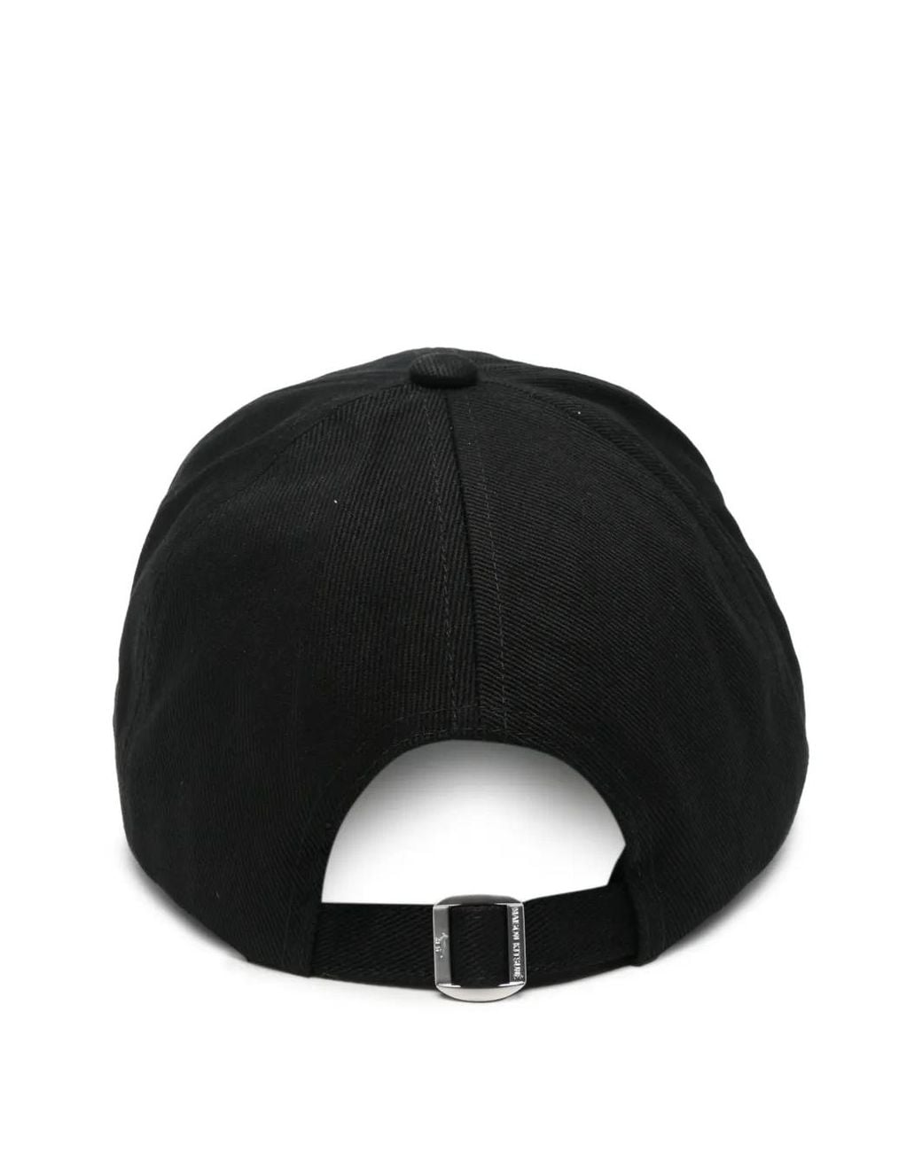 Maison Kitsuné Black Profile Fox Baseball Cap for men