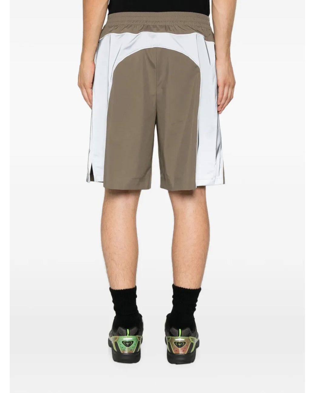 Balenciaga Gray Techwear Tracksuit Shorts for men