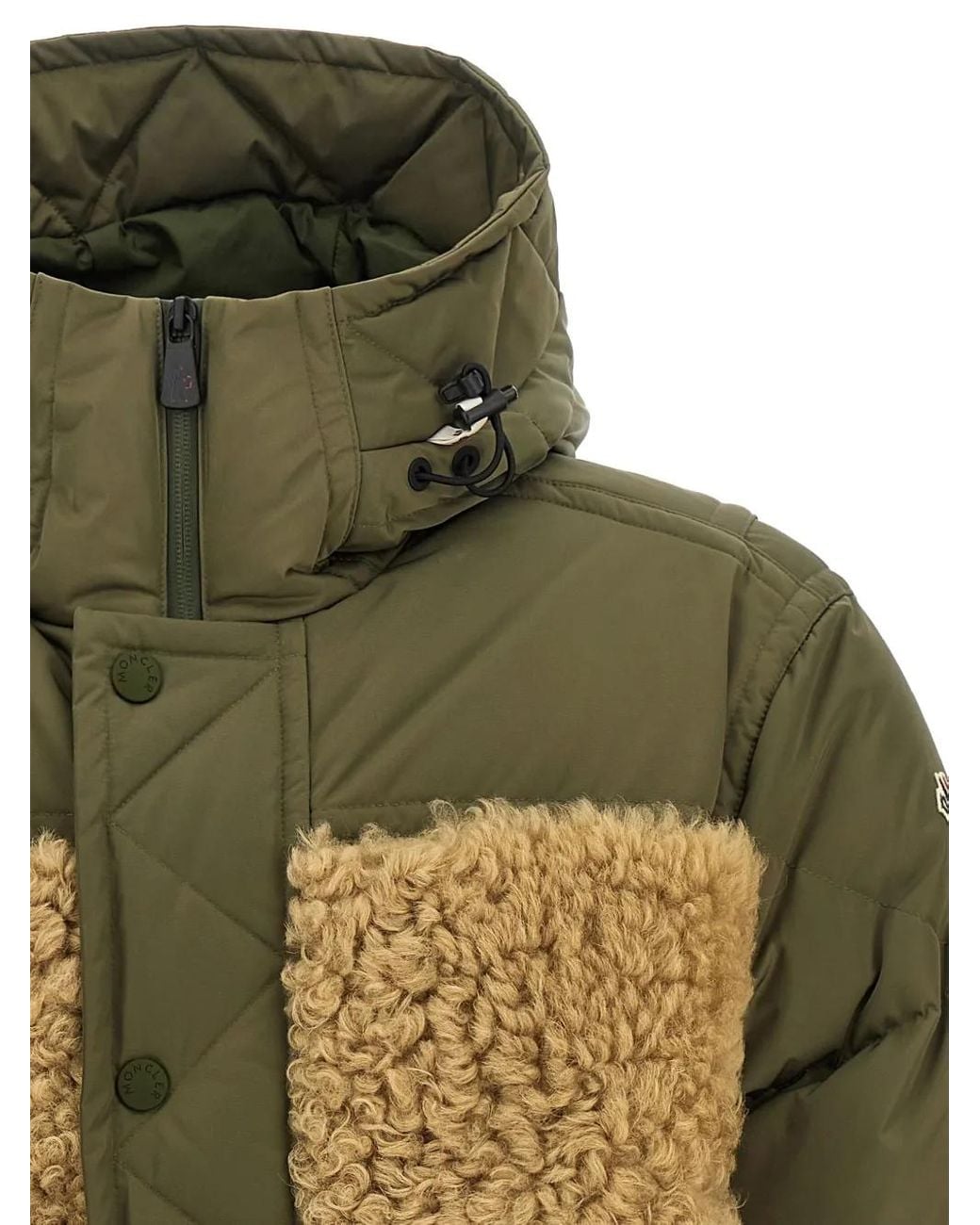 Moncler Green Down Jackets for men