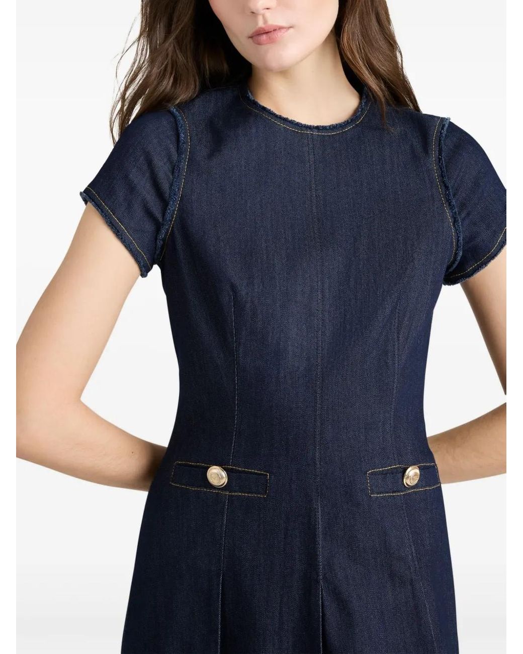 Cinq À Sept Blue Denim Nova Dress