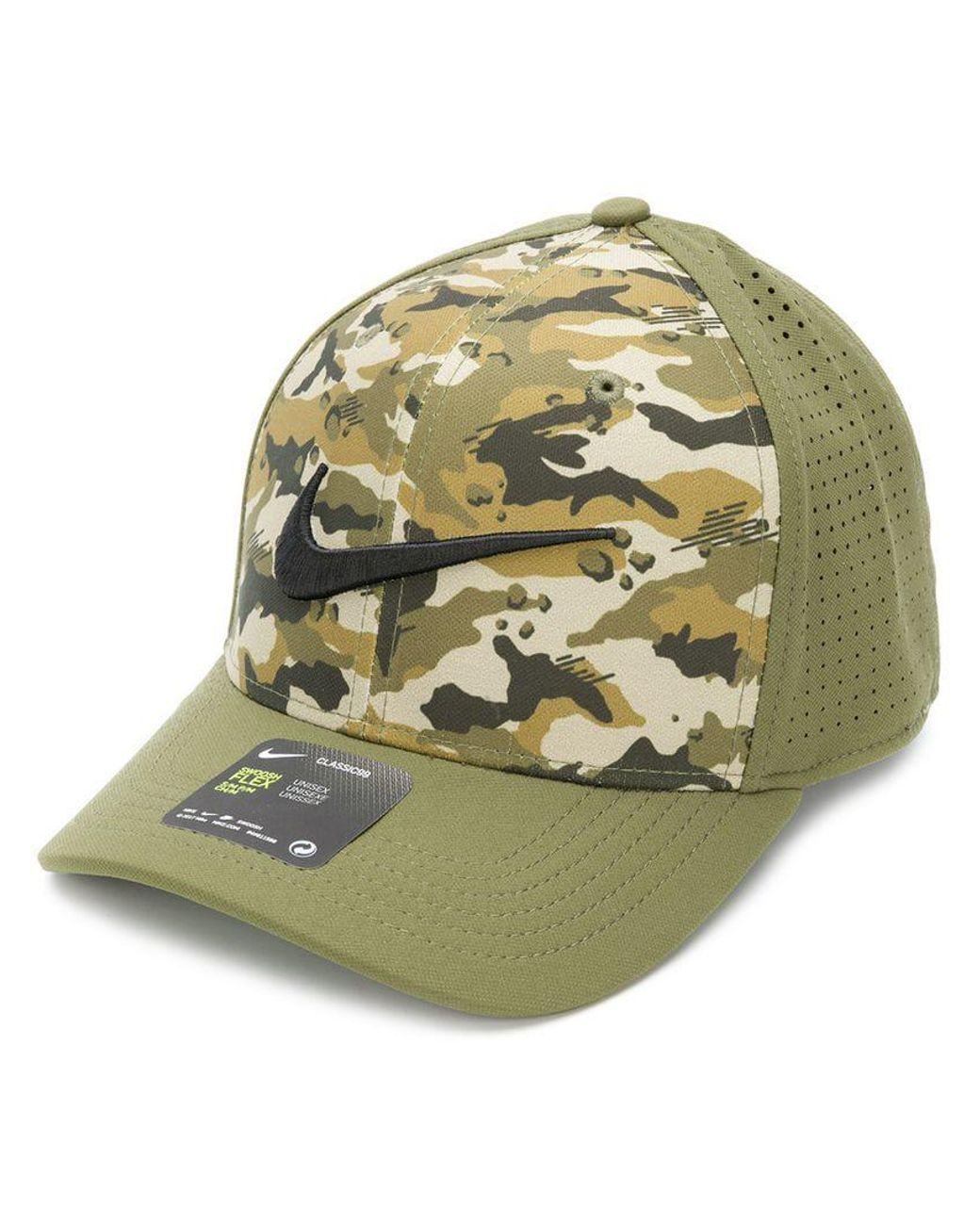 Nike Camouflage Classic 99 Swoosh Flex Cap in Green for Men | Lyst
