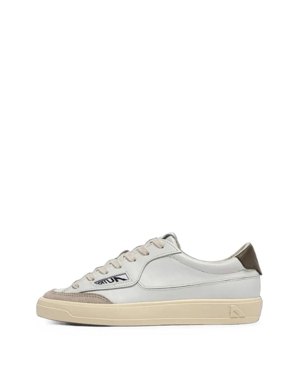 Autry White Windscape Logo-Patch Panelled Sneakers for men
