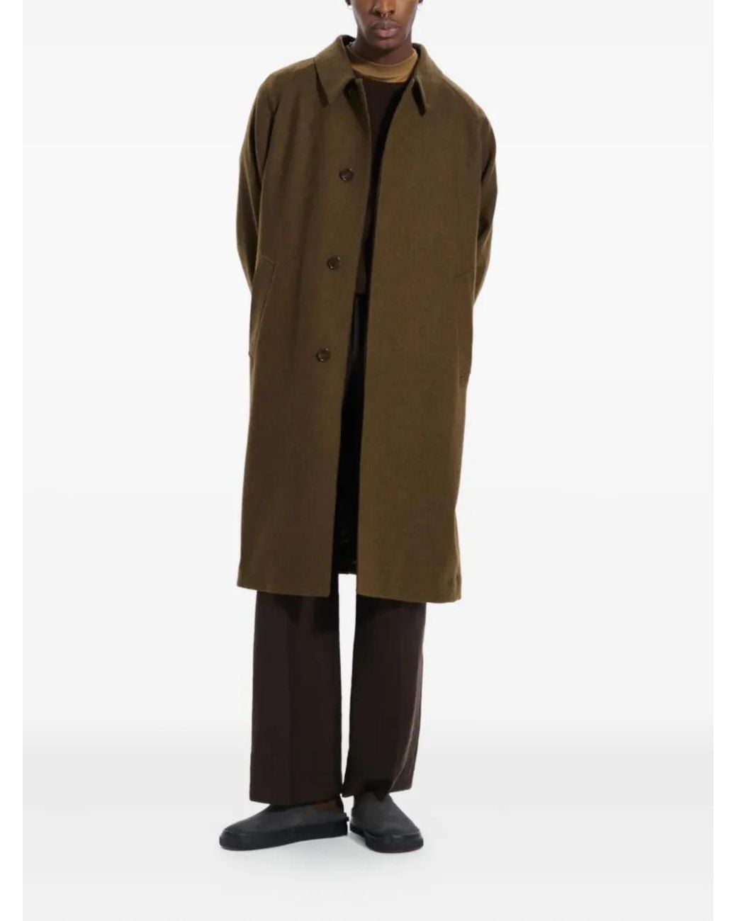 Mackintosh Roxburgh Wool Riding Coat in Natural for Men | Lyst UK