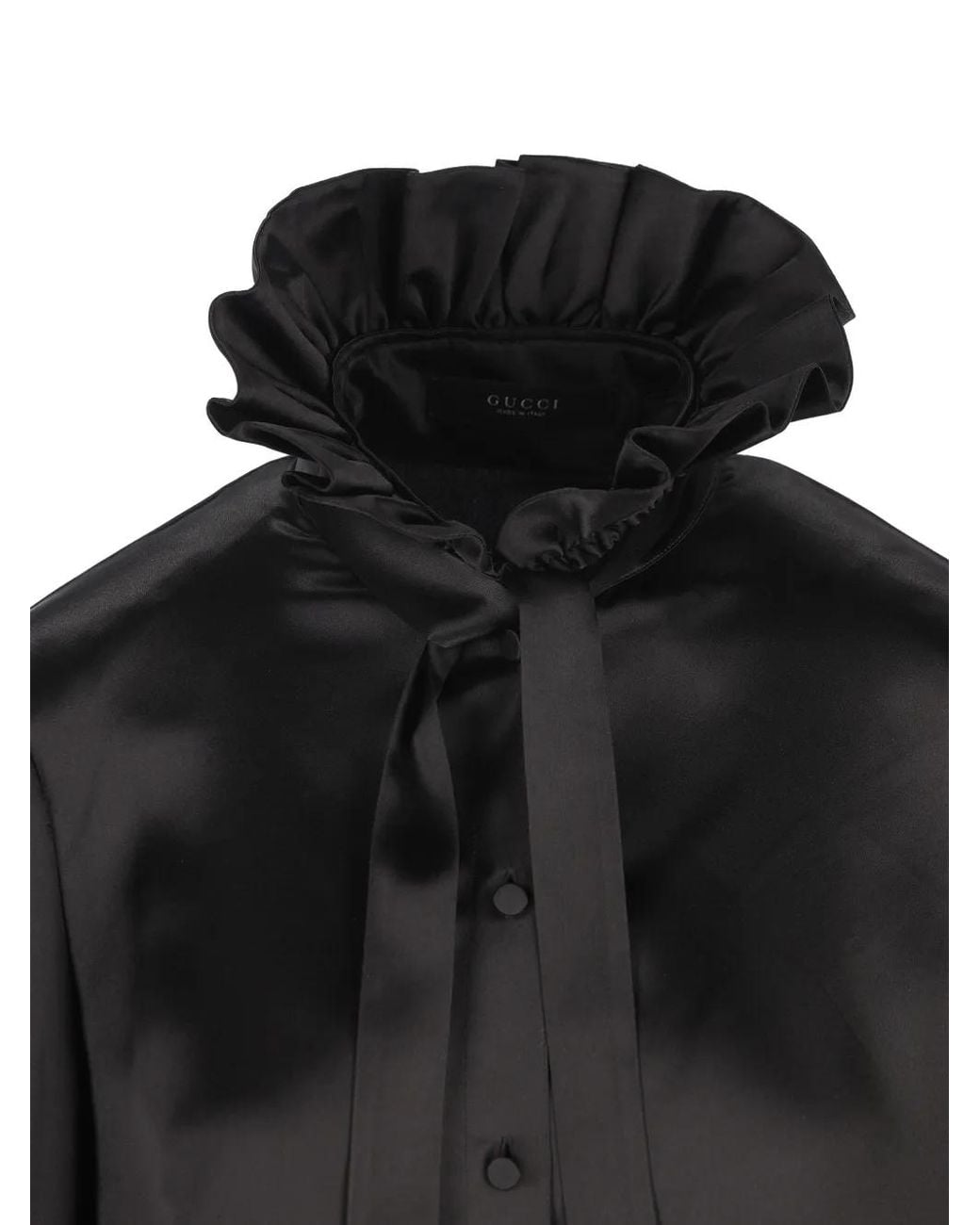 Gucci Black Silk Shirt